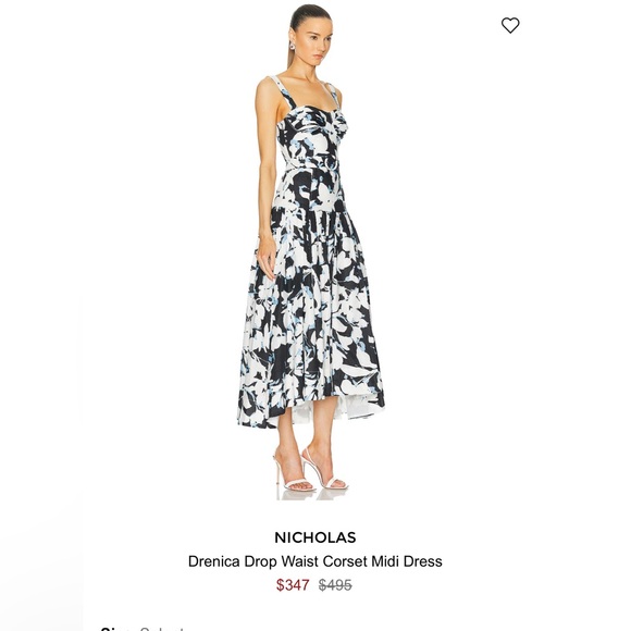 Nicholas linen dress new with tags size 2 - Picture 2 of 7